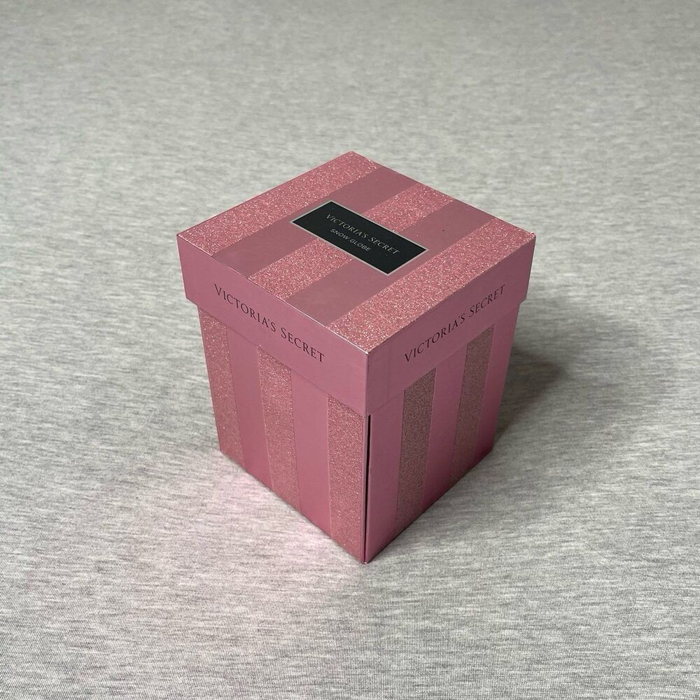 Victoria’s Secret Pink Shimmer NYC Snow Globe Storage Empty Gift Box